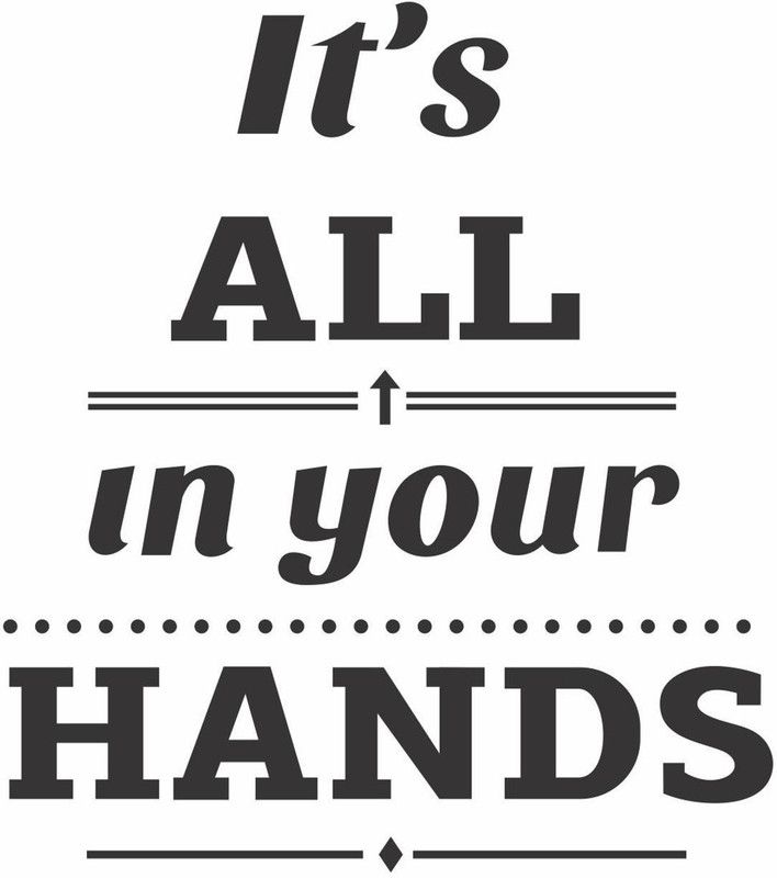DECOR Production 60.96 cm "Quotes" Decoration Wall Sticker (24 inch x 24 inch) Self Adhesive Sticker  (Pack of 1)