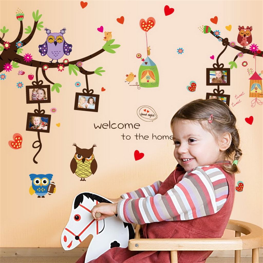 2018 Owl Wall Sticker