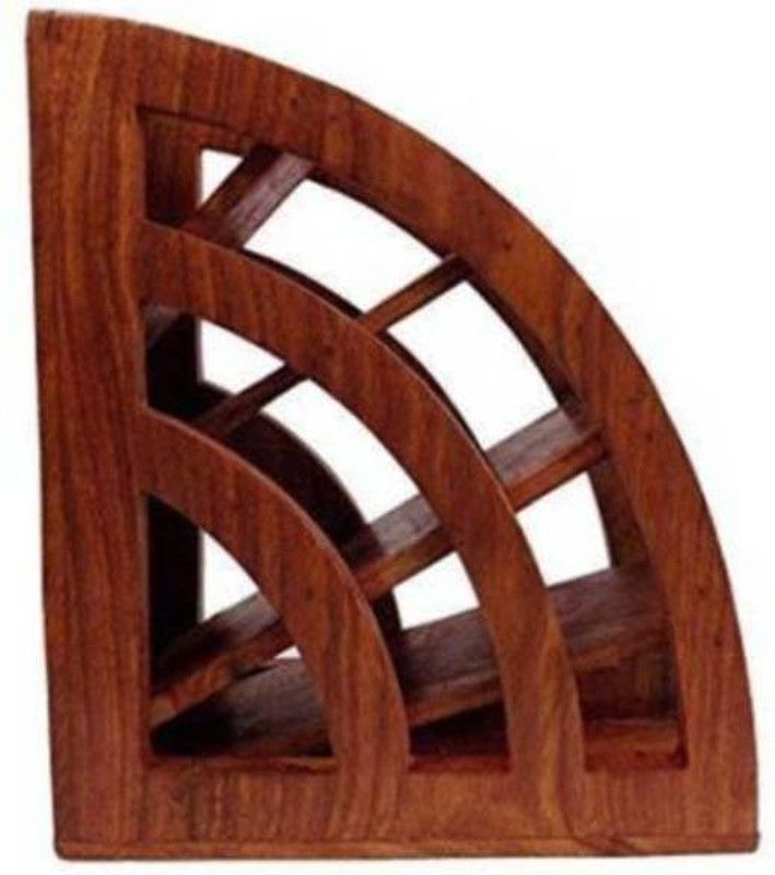 ANB Enterprises Remote stand Wooden Wall Shelf  (Number of Shelves - 5, Brown)