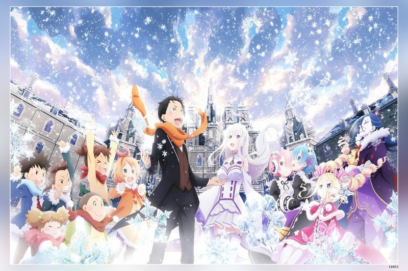 Re Zero Emilia Ram Rem Matte Finish Poster Paper Print  (12 inch X 18 inch, 12 x 18 Inch Unframed)