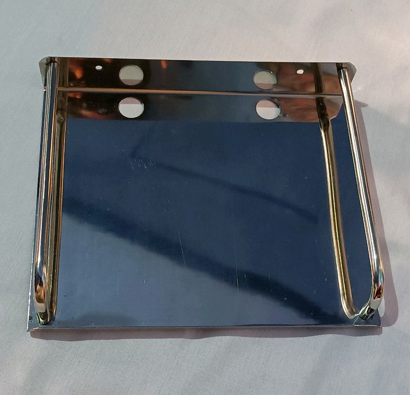 Shakuntlam Stainless Steel Wall Shelf  (Number of Shelves - 1, Steel)