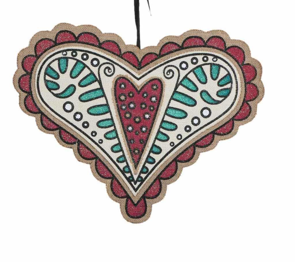Love Shaped Handmade Wall Hanging