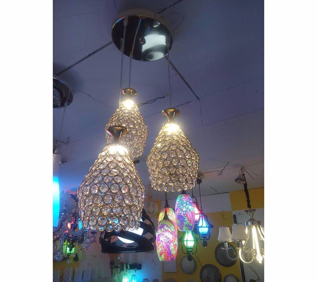 Contemporary style Pendant hanging Crystal Chandelier