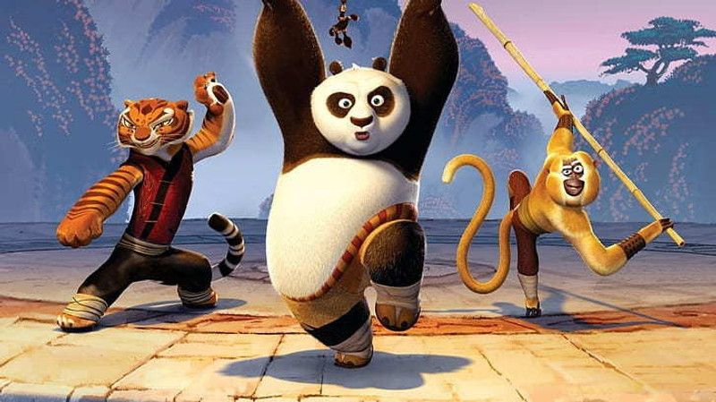 Kung Fu Panda Matte Finish Poster Photographic Paper  (12 inch X 18 inch, 12 x 18 Inch Unframed)