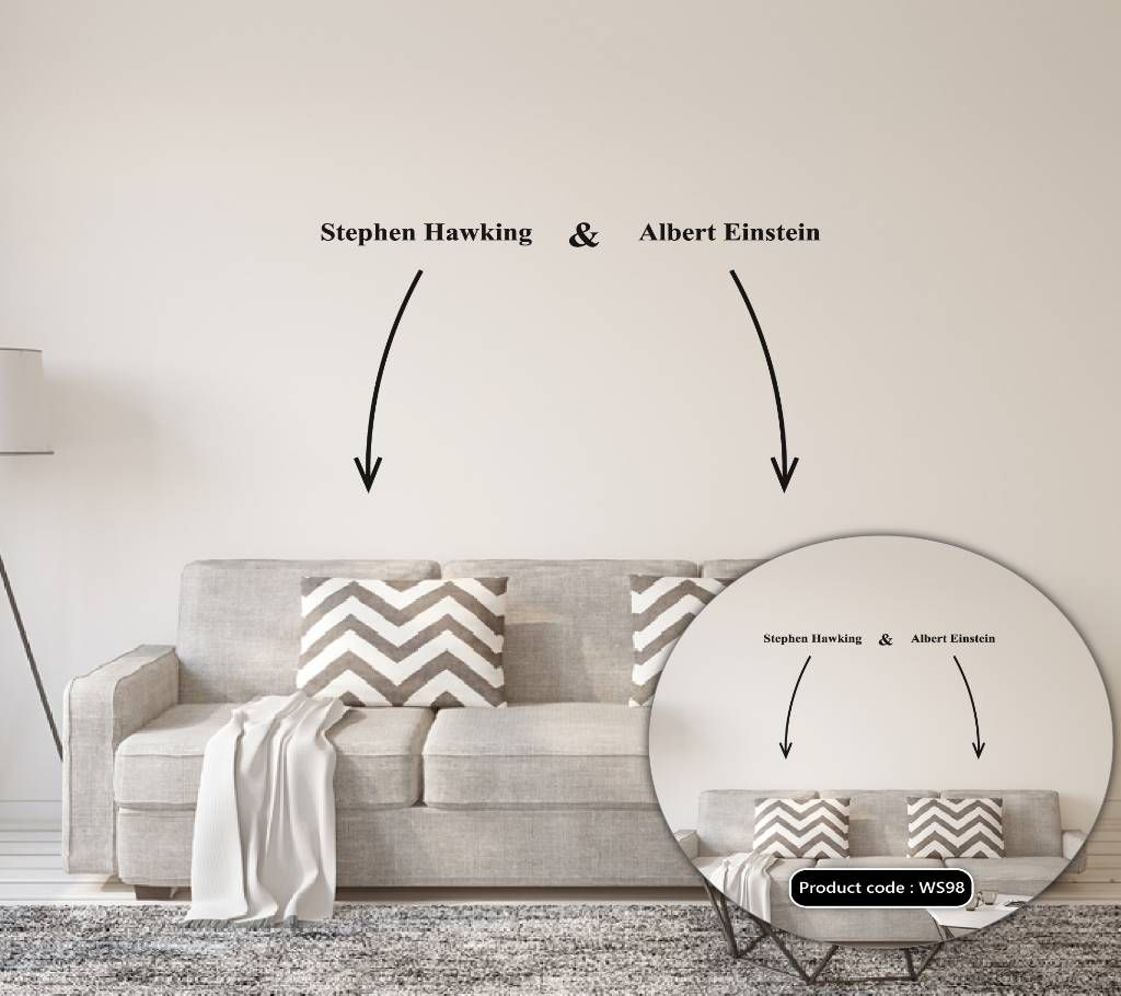 Scientist Typography Vinyl decals Removable Wall Sticker