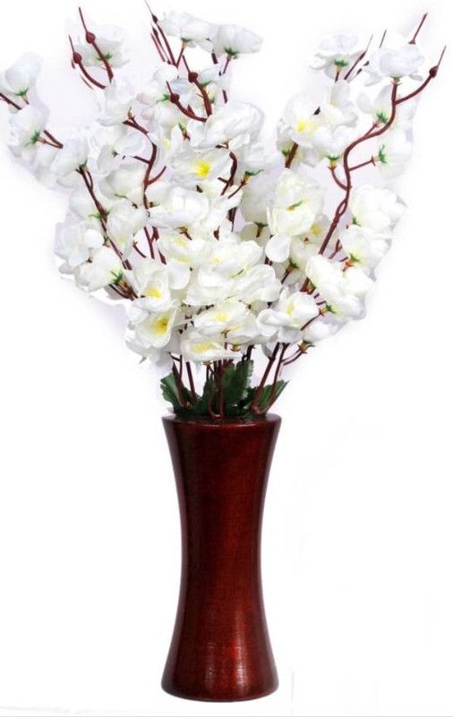 Tinsel tree Wooden Vase  (25 inch, Brown)