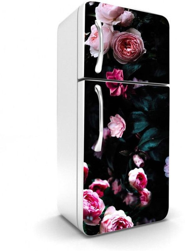 KgnDesigns 160 cm fridge sticker Self Adhesive Sticker  (Pack of 1)