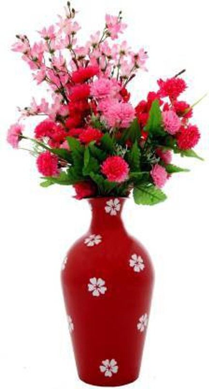 Procyon Iron Vase  (16 inch, Red)