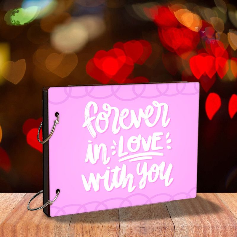 DeCorner Scrap Book Memories -Love is Love- Photo album 4x6 Scrapbook Handmade memory Album  (Photo Size Supported: 4 x 6 Inch)