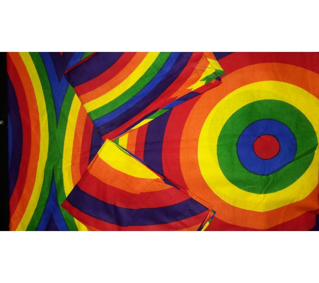Rainbow bed sheet