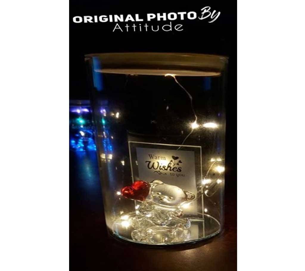Beautiful Unique Design Lamp Night Light WishHeart Bottle Lamp