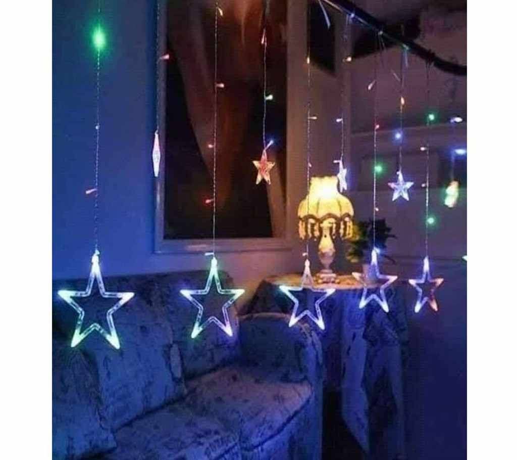 LED STAR MULTI COLOUR-12 PIECE-15 FEET