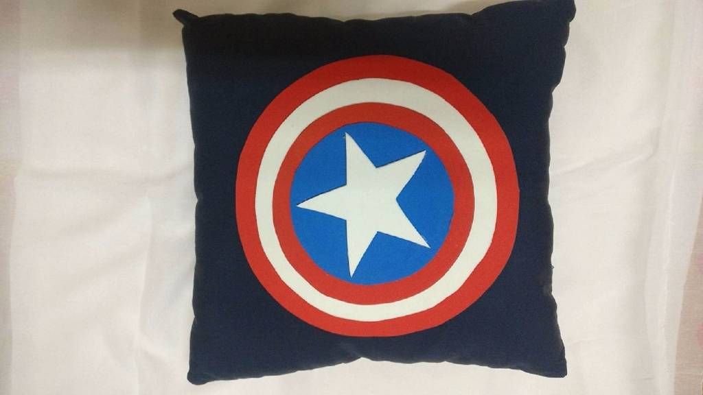 Captain America Cotton Pillow
