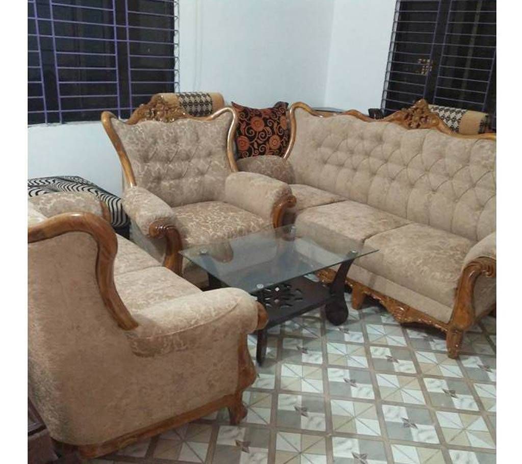 Victoria Sofa Set (Segun Wood)