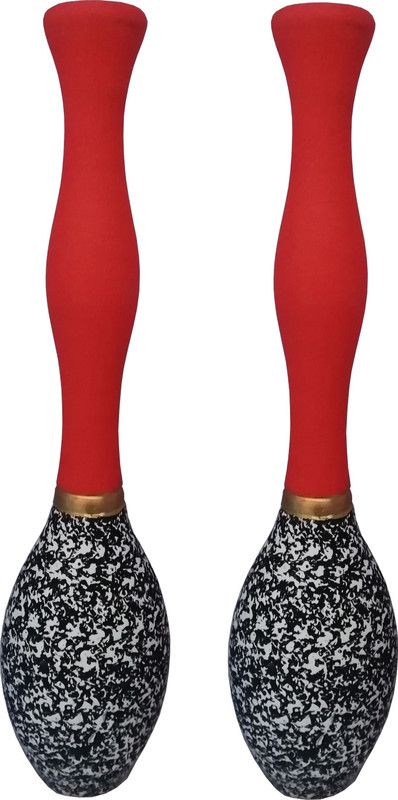 A B N Enterprises Wooden Vase  (24 inch, Multicolor)