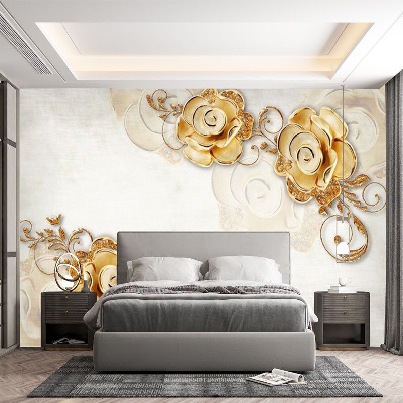 ROYAL Floral & Botanical Multicolor Wallpaper  (325 cm x 40 cm)