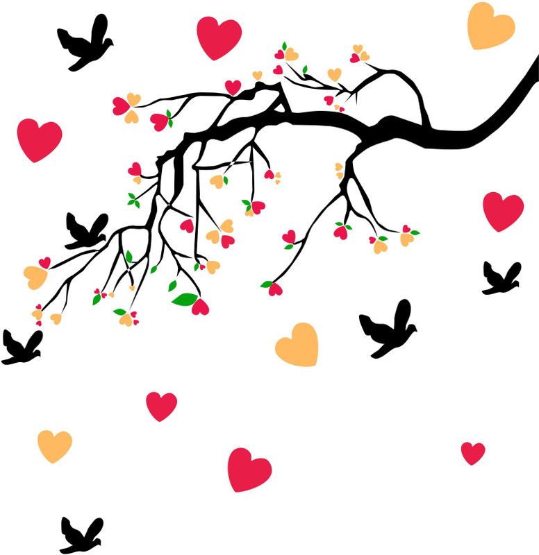 WALL STICKER 50 cm GNWD198 Self Adhesive Sticker  (Pack of 1)