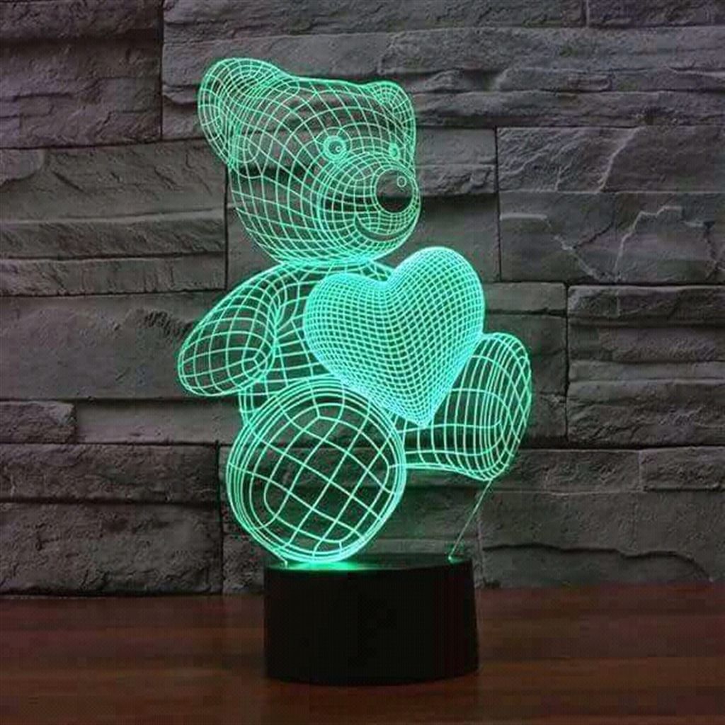 Baby Toy Remote Control 3D Lamp