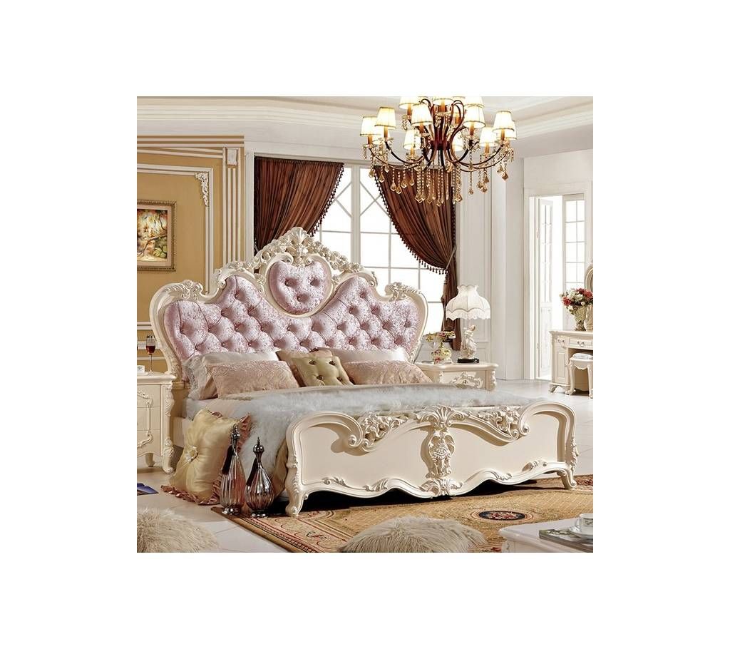 Mehgani Wooden Double Bed