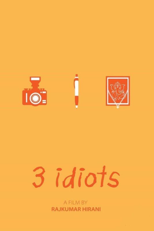 3 idiots Movie Bollywood poster for Home Office Wall Decor Digital Reprint 18 inch x 12 inch Posters Photographic Paper  (18 inch X 12 inch, Without frame)