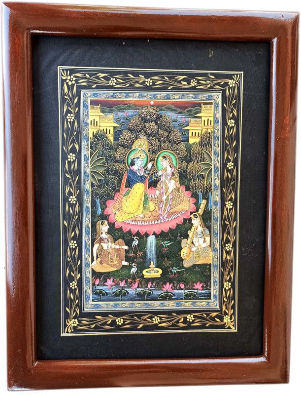 DM EXPORTERS Natural Colors 17 inch x 14 inch Painting  (With Frame)