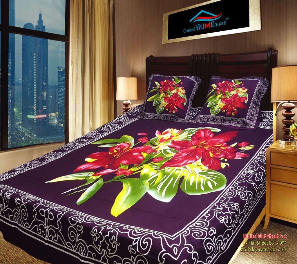 King Size Panel Bedsheet - 5(2) - ANJ