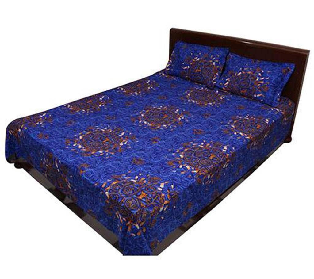 Brushed printed King size bedshirt set