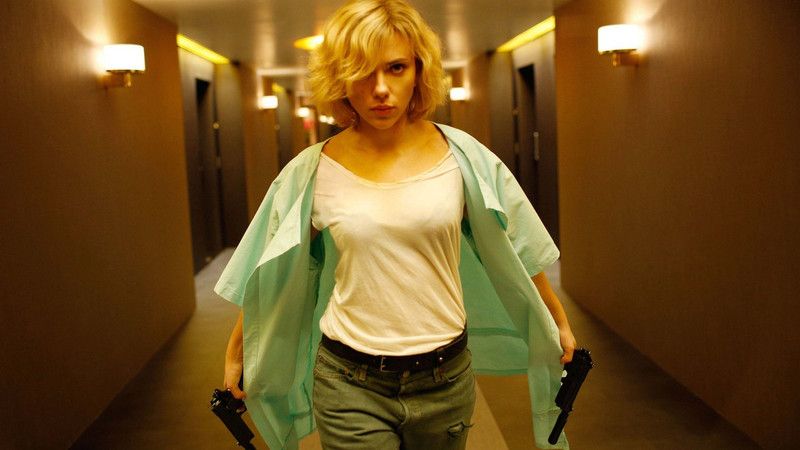 Poster Movie Lucy Scarlett Johansson sla749 (Wall Poster, 13x19 Inches, Matte Paper, Multicolor) Fine Art Print  (19 inch X 13 inch, Rolled)