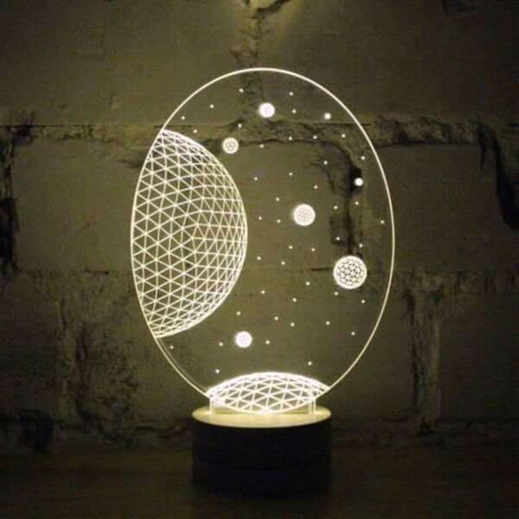Egg Remote Control 3D Lamp