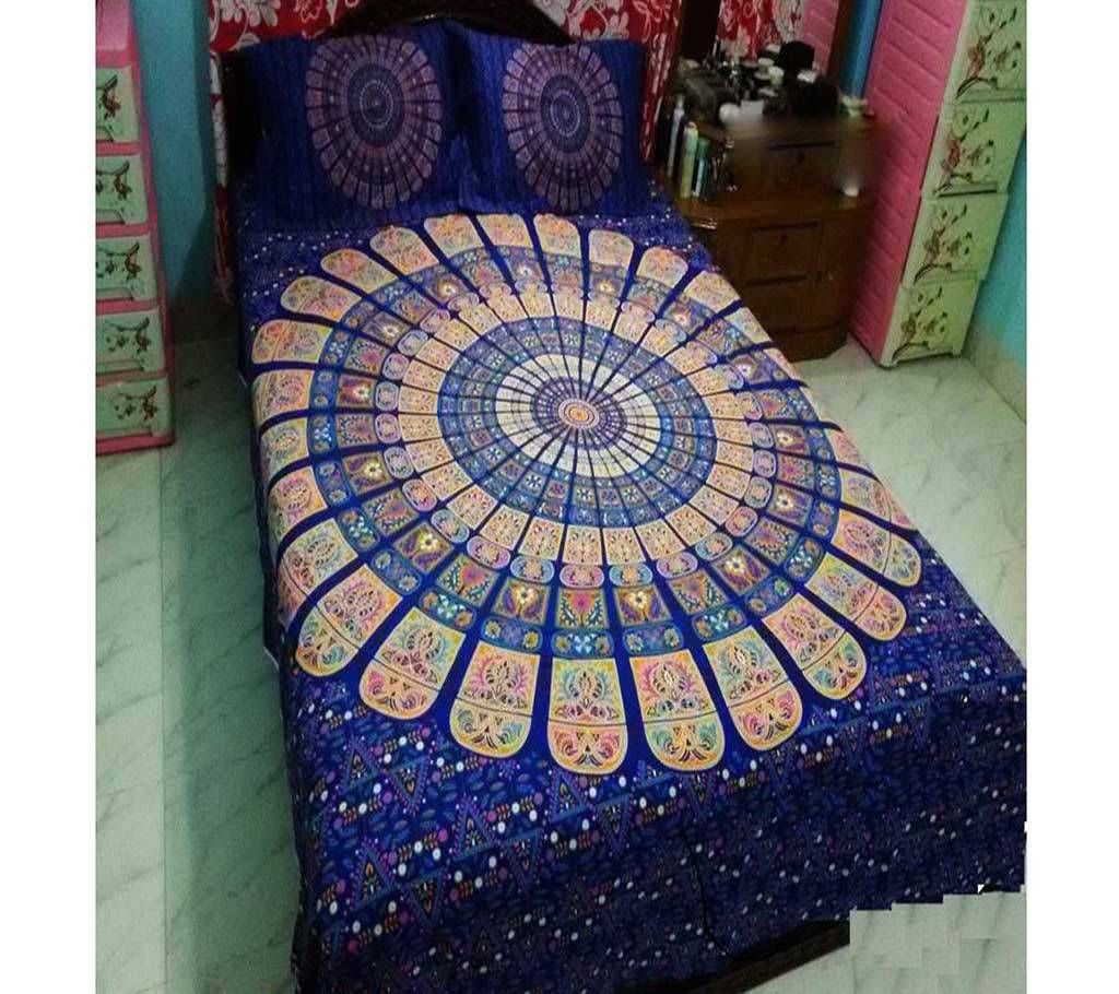 Piece King Size Cotton Panel Bed Sheet