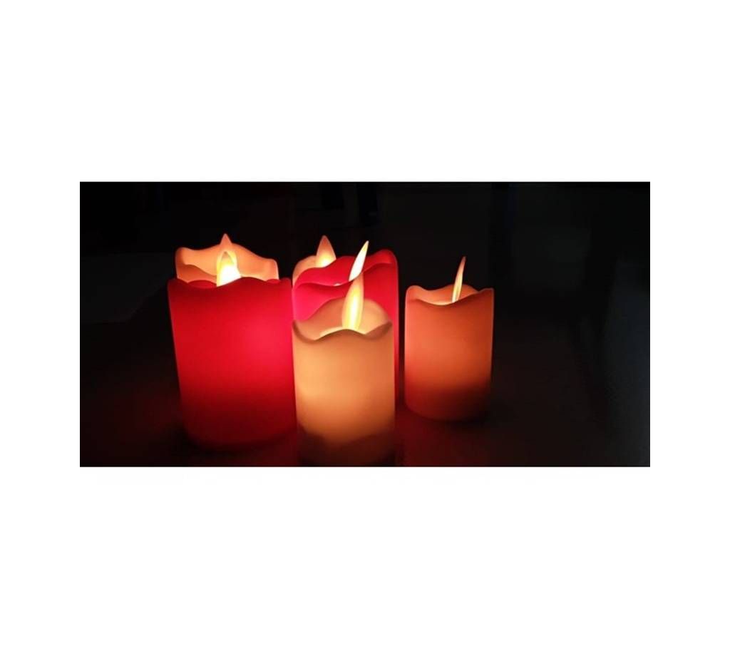 LED tea Candle Light- 4 Pcs