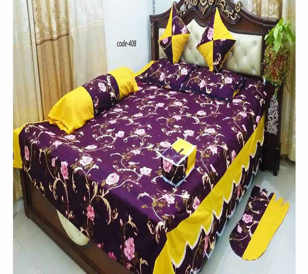 100% cotton 8 pcs  bed sheet . model : 408