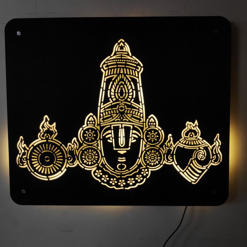 Trigica Balaji LED Wall Night Lamp For Kids Room - Yellow  (Yellow)