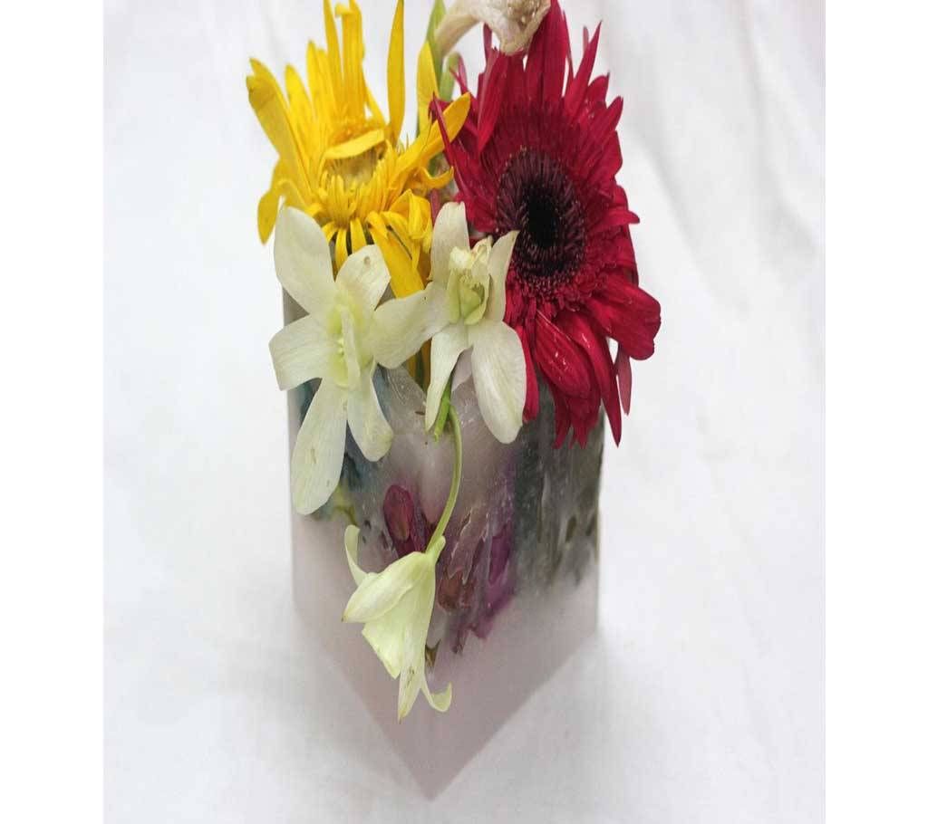 Wax flower vase-01