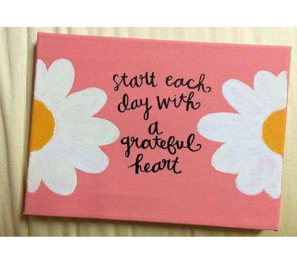 Canvas Painting Start Each Day