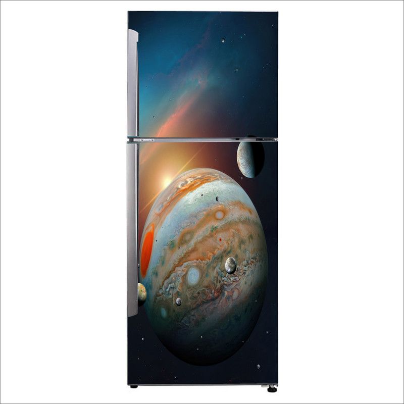 K2A Studio 60 cm jupiter moons space Self Adhesive Sticker  (Pack of 1)