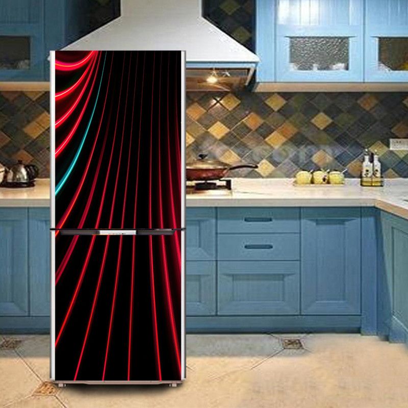 K2A Studio 60 cm abstract 3d lines design with bark background Self Adhesive Sticker  (Pack of 1)