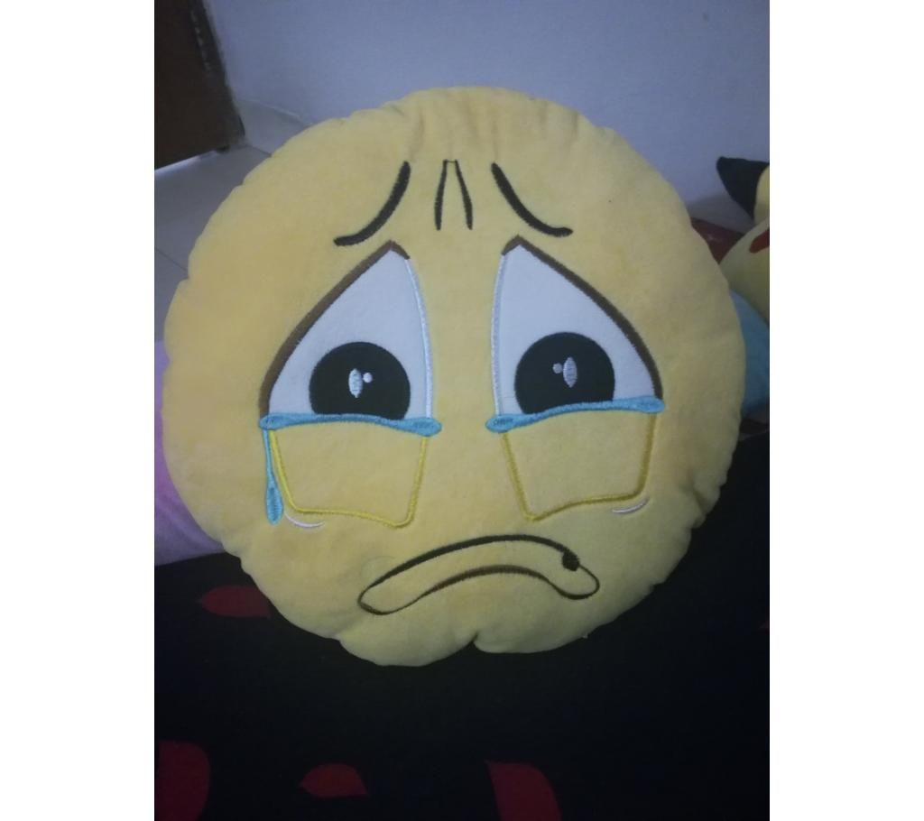 Sad Crying Emoji Pillow