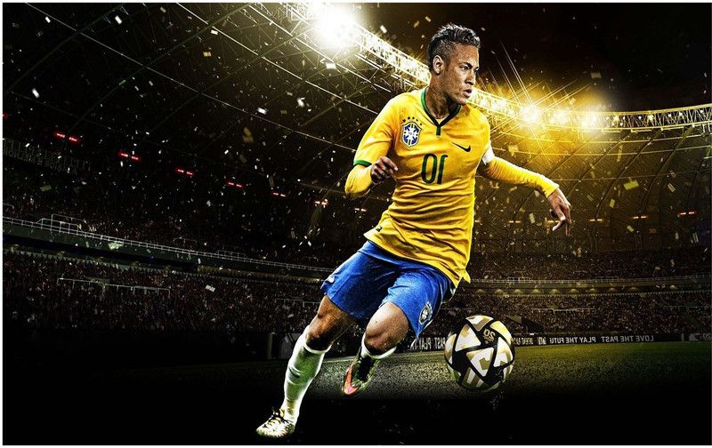 Neymar Flex Poster For Room Mo-4293 Photographic Paper  (24 inch X 18 inch, Rolled)