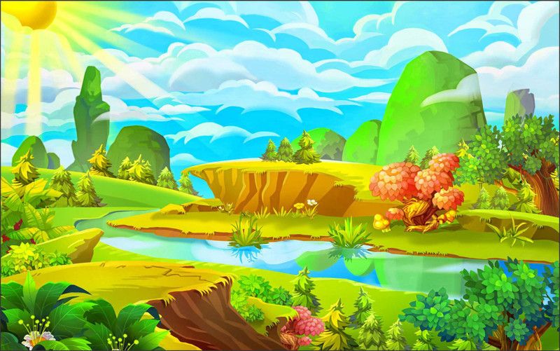 shoelific Nature Multicolor Wallpaper  (60 cm x 90 cm)