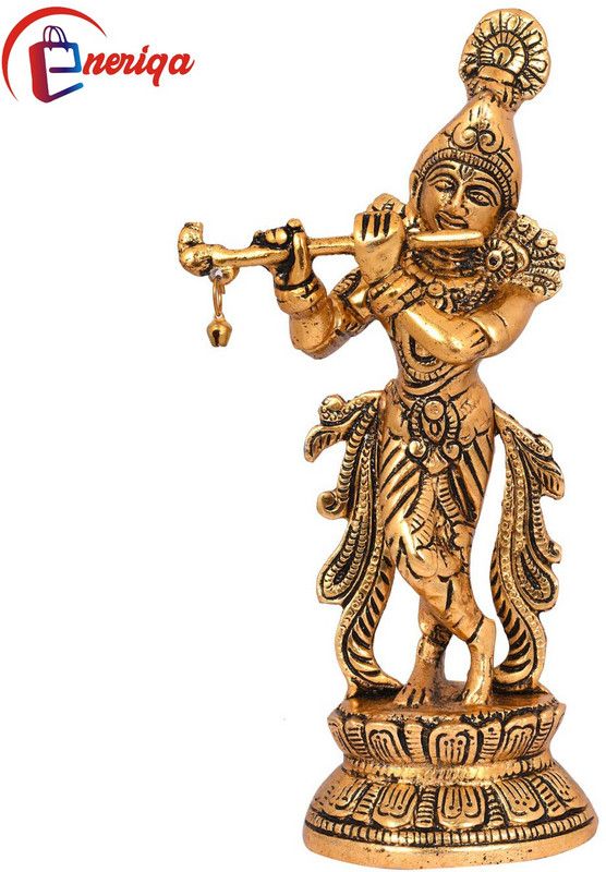 Eneriqa Decorative Showpiece - 23 cm  (Metal, Gold)