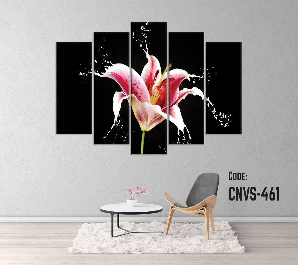 CNVS-461 Beautiful Flower Wall Canvas Art Prints 48 inch x 24 inch