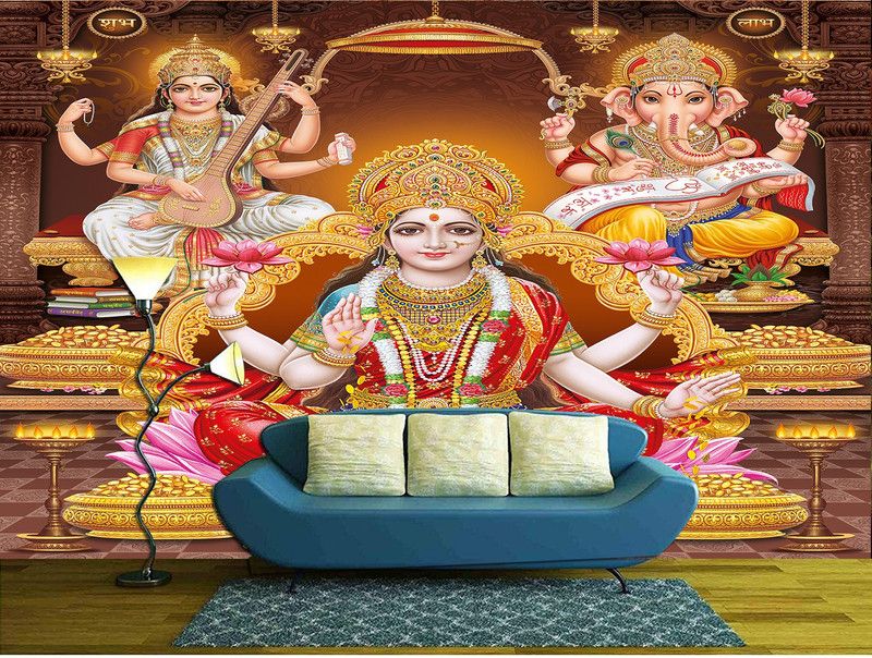 My Fashion Religious Multicolor Wallpaper  (121 cm x 182 cm)