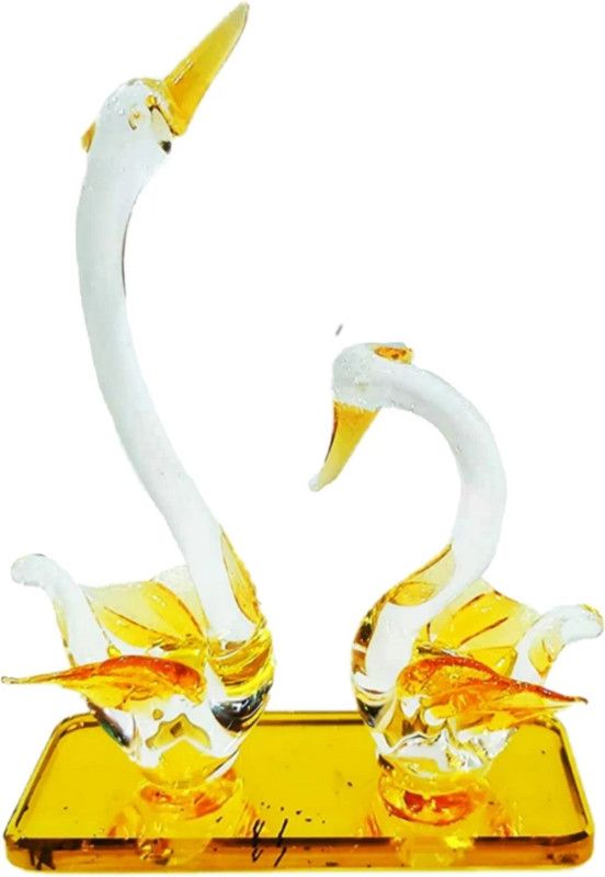 YURENIYAMA Na Decorative Showpiece - 13 cm  (Glass, Multicolor)