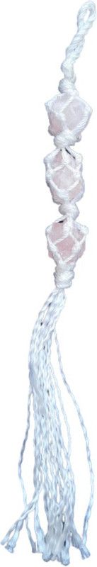 Maitri Export Rose quartz Thread Crystal Rough Chunks Decorative Showpiece - 17 cm  (Crystal, Pink)