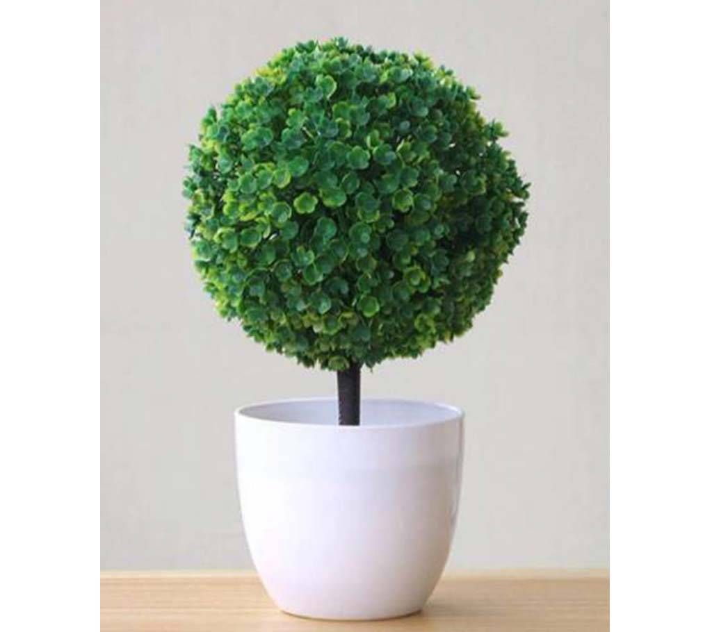 Charm Artificial Bonsai Tree Faux Potted Plant For Home Decoration
