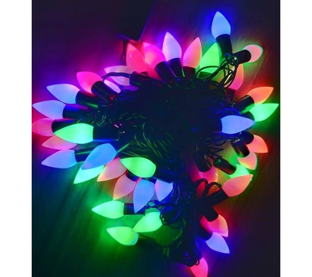 Roket Shaped LED Light - Multi Color Decorative Light - 40Pcs
