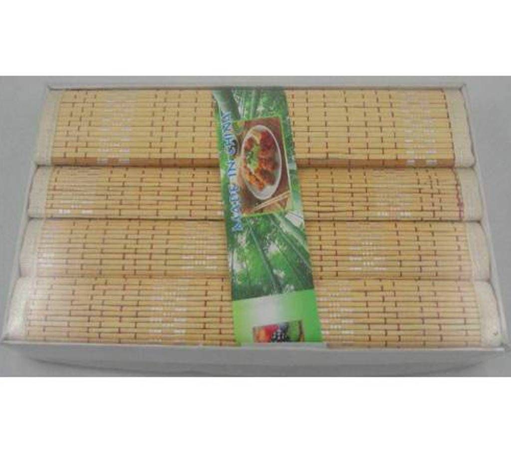 Table Mats 4 pcs bamboo made