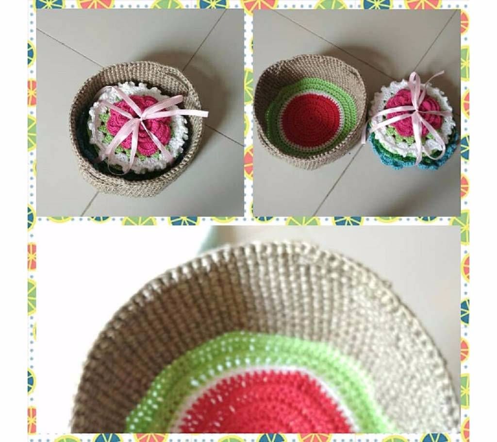 Crochet basket