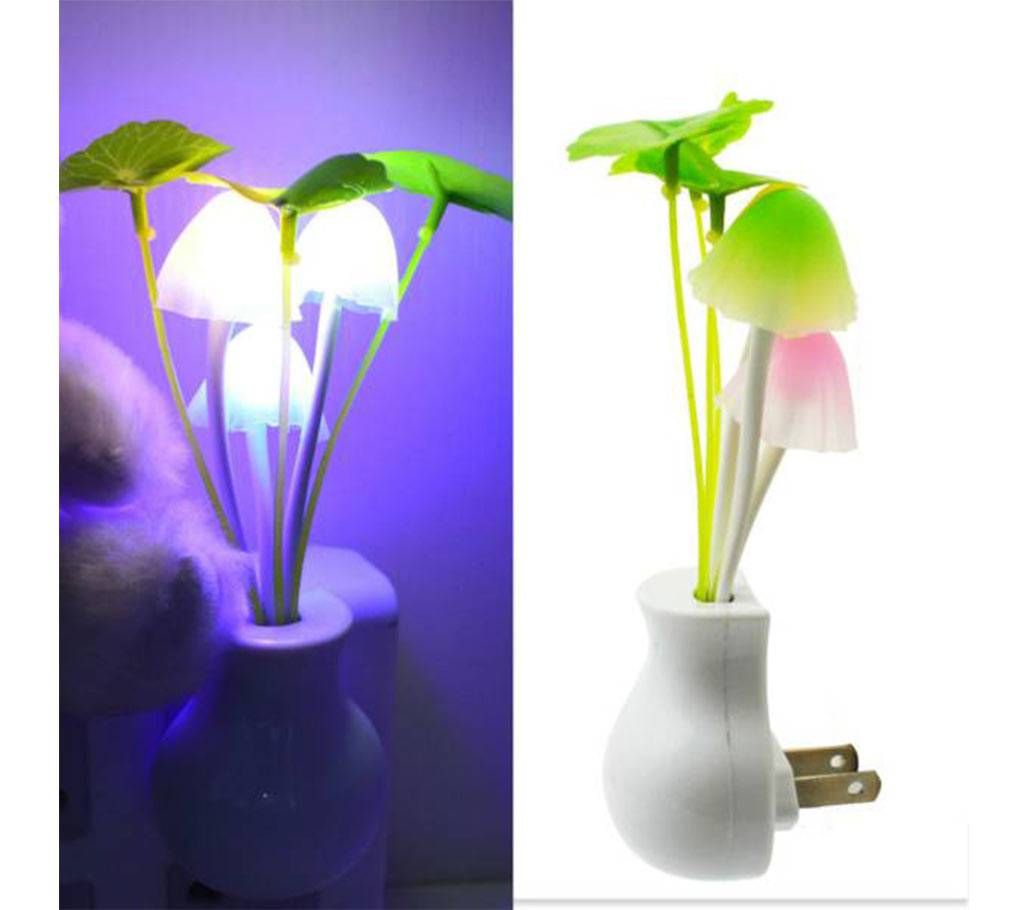 Dim Mashroom Light Green Flower - Multicolor
